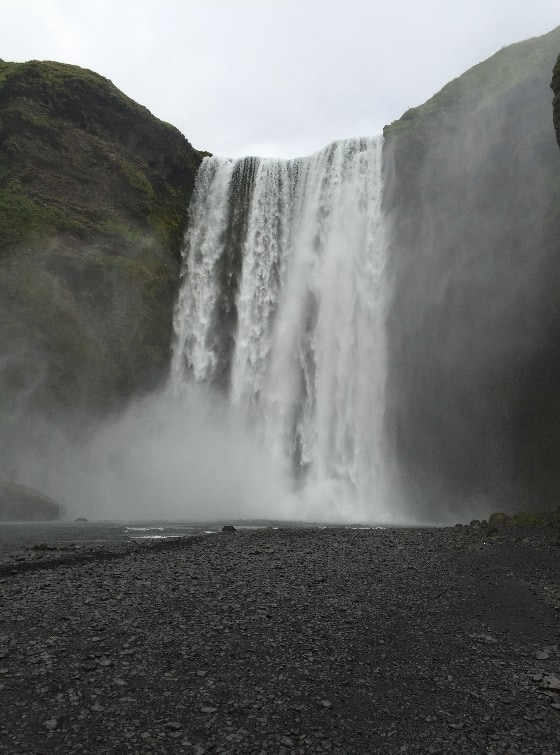 Skógafoss waterfall