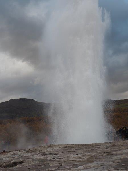 Strokkur erupting