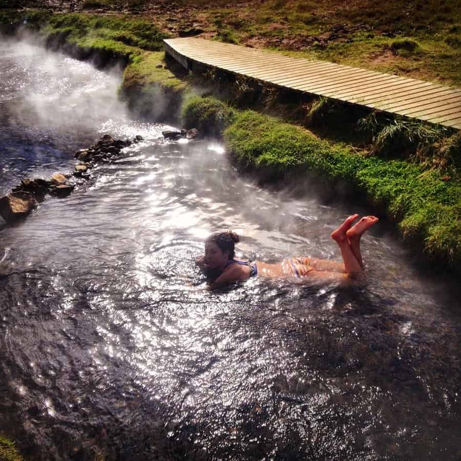 Reykjadalur hot springs