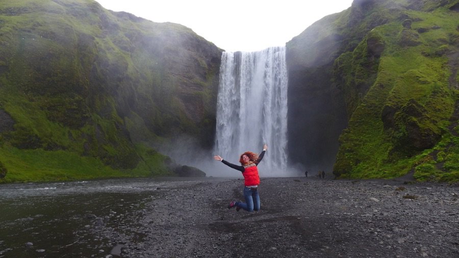 Skógafoss waterfall