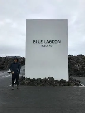 The entrance to the Blue Lagoon