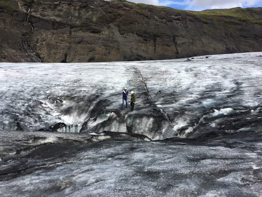 Glacier walking