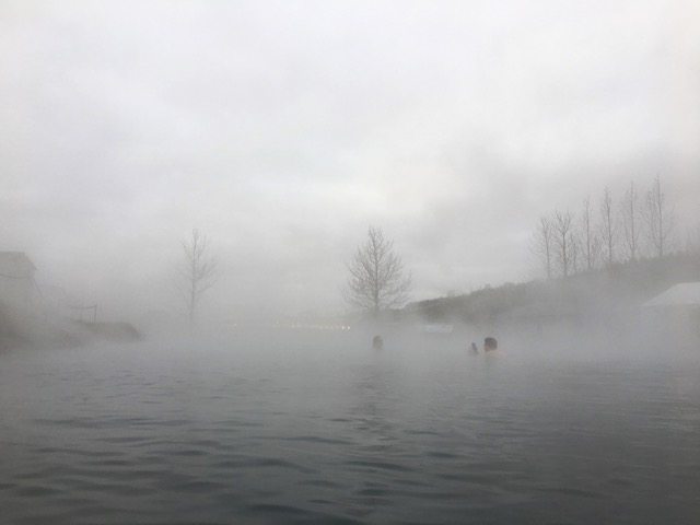 The Secret lagoon in February