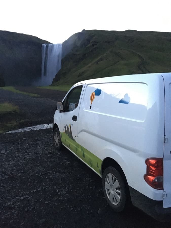 Skógafoss waterfall