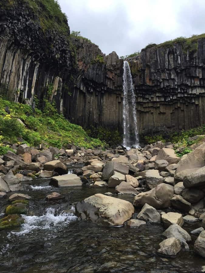 Svartifoss waterfall