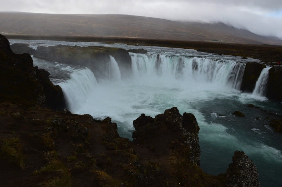 Goðafoss, the waterfall of the gods