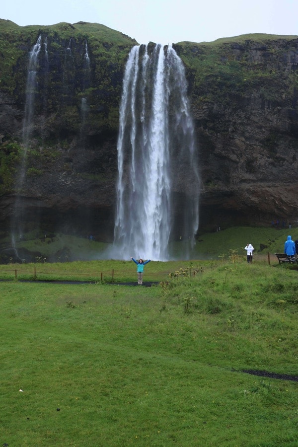 The beautiful Seljalandsfoss in South Iceland