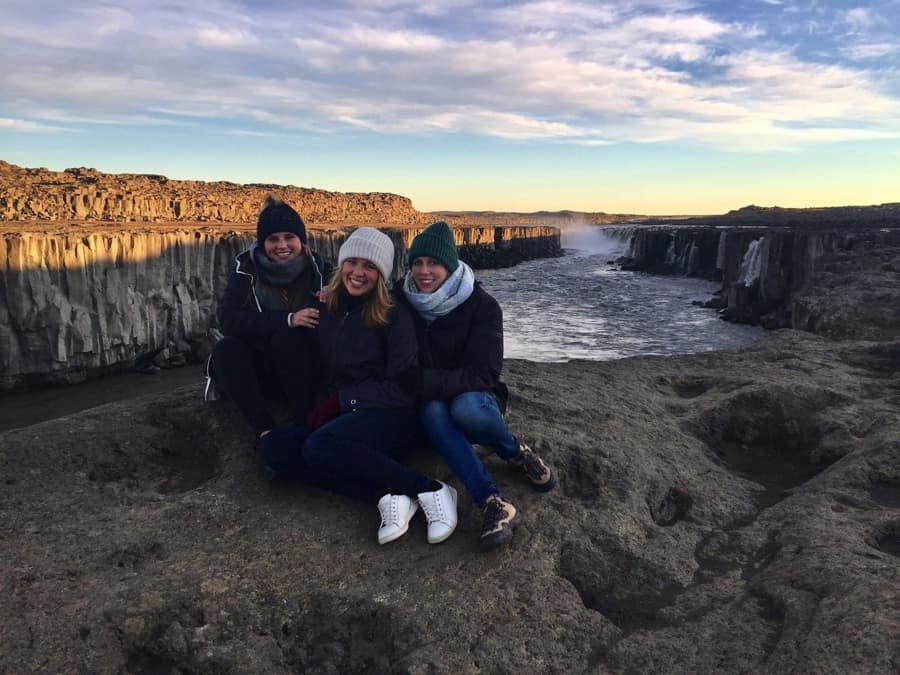 The massive waterfall Dettifoss