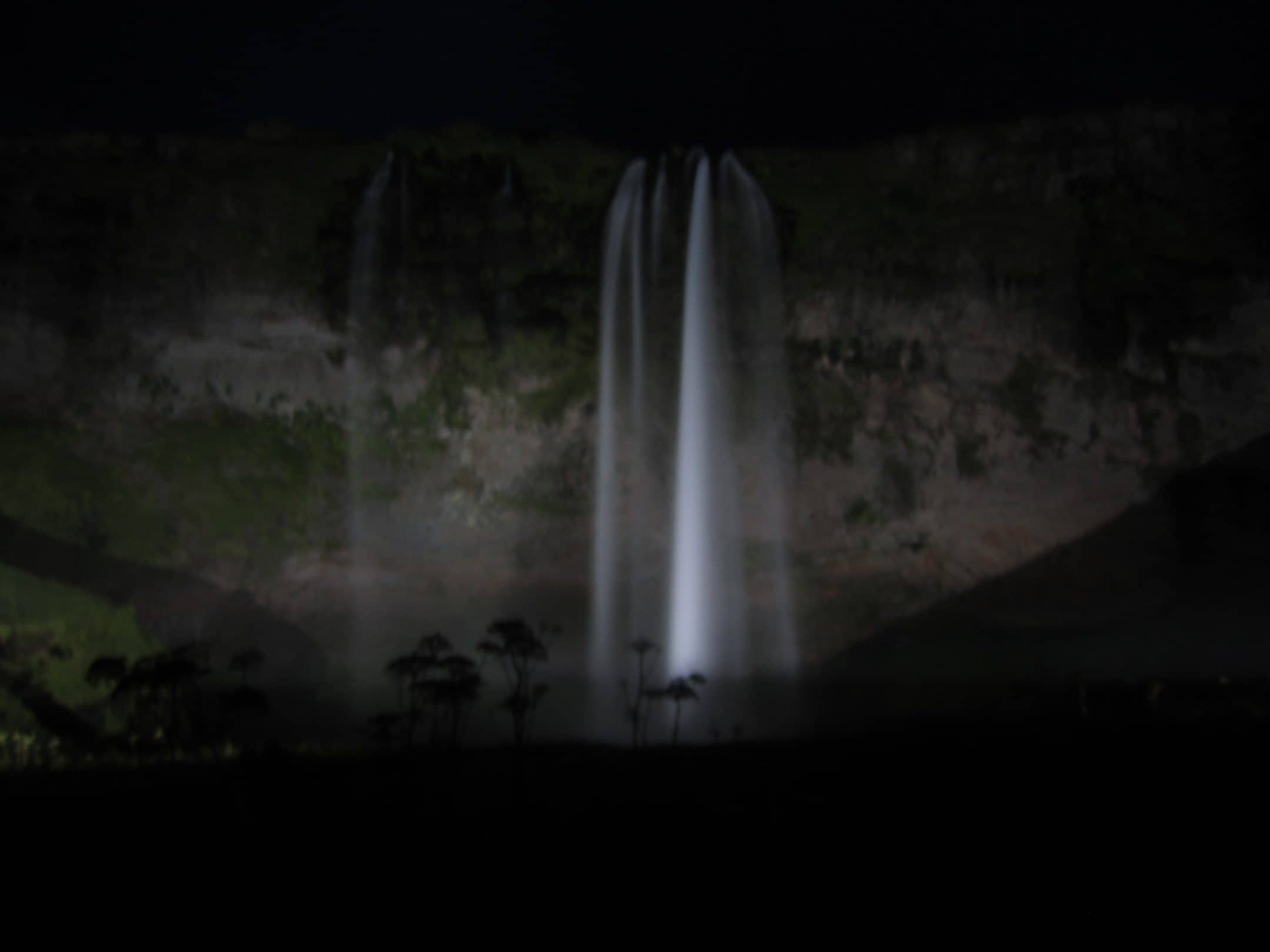 Seljalandsfoss by night