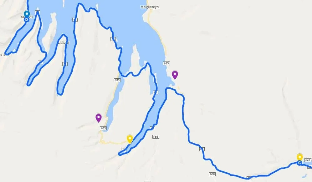 2nd leg around the Westfjords