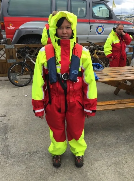 Whale watching in North Iceland