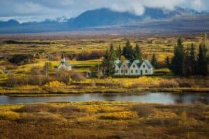 Ϸingvellir in October