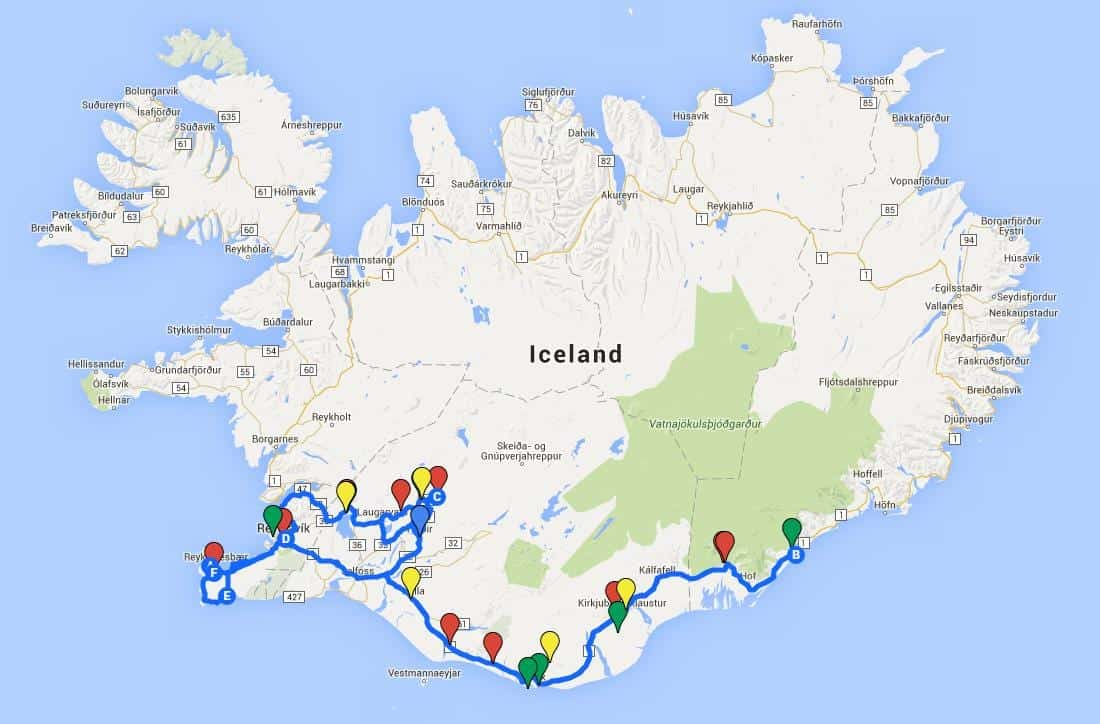 Camping trip in South Iceland