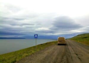 Camper van in Iceland