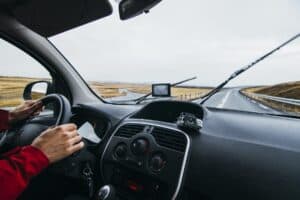 Driving around Iceland