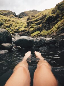 Exclusive hot spring in Iceland