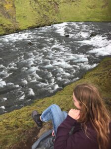 Hiked to the top of Skógafoss