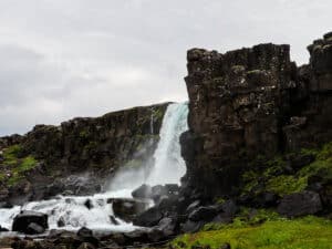 Öxaráfoss in Þingvellir Öxaráfoss in Þingvellir