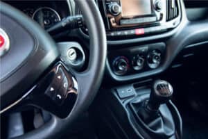 Rent renault kangoo camper interior dashboard steering wheel