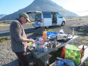 Roadside lunch Roadside lunch