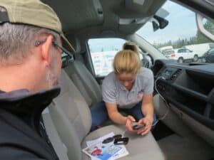 Sanda our rental agent Sanda our rental agent