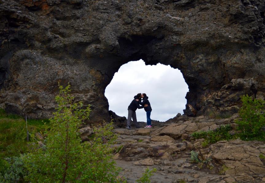 Dimmuborgir in North Iceland