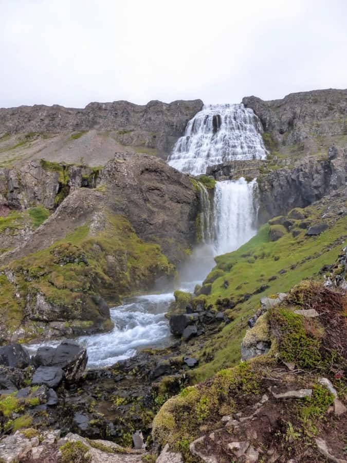 Dynjandi waterfall in Iceland