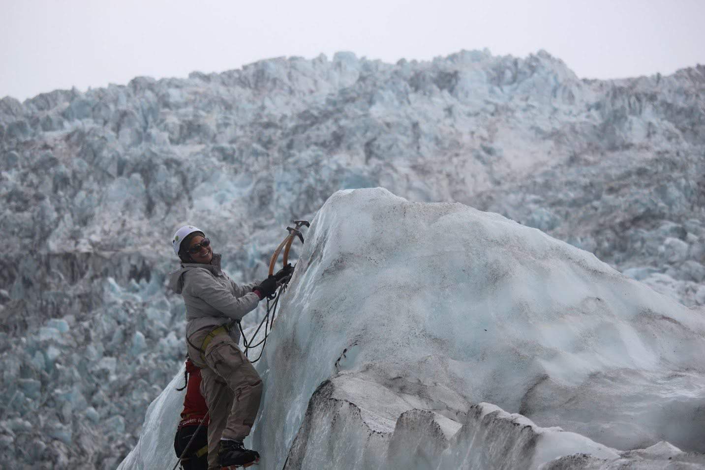 Glacier climbing in Iceland