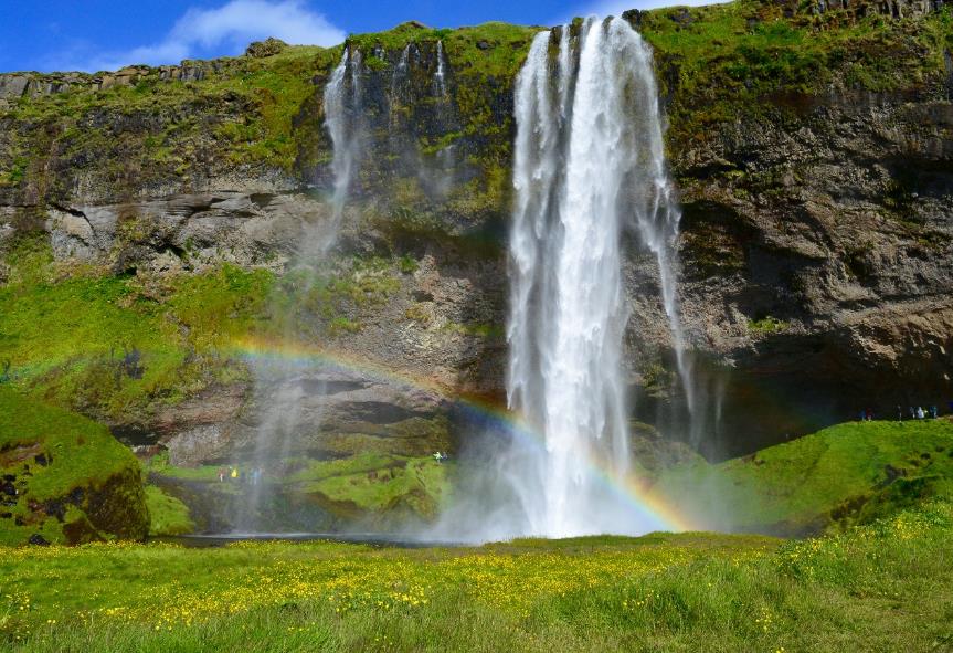 Seljalandsfoss waterfall in Iceland