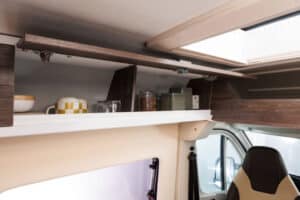 Motorhome kitchen storage