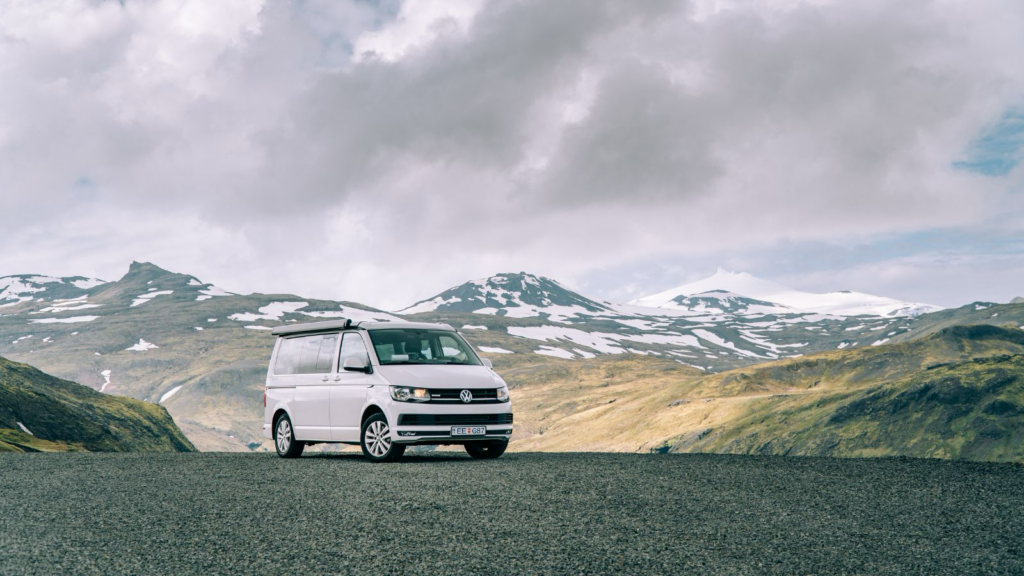 VW California in the Highlands of Iceland.