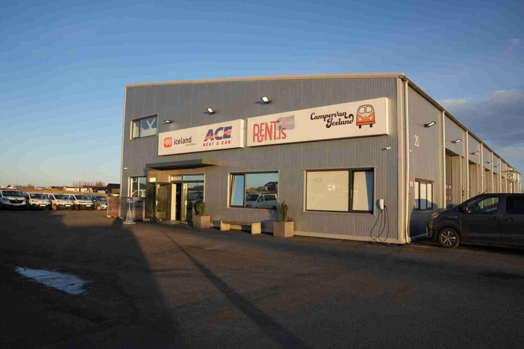 Exterior of office in the sun