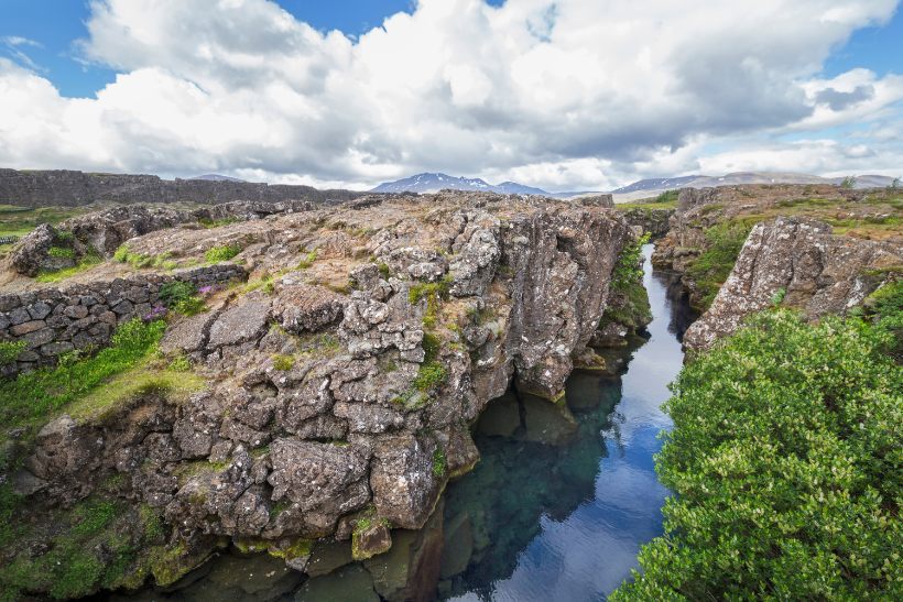 Silfra fissure in Þingvellir, a popular Golden Circle stop.