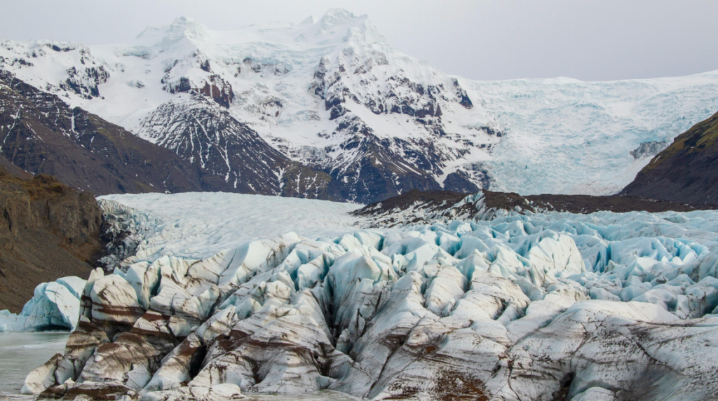 Skaftafellsjökull, an outlet glacier of Vatnajökull in southeast Iceland