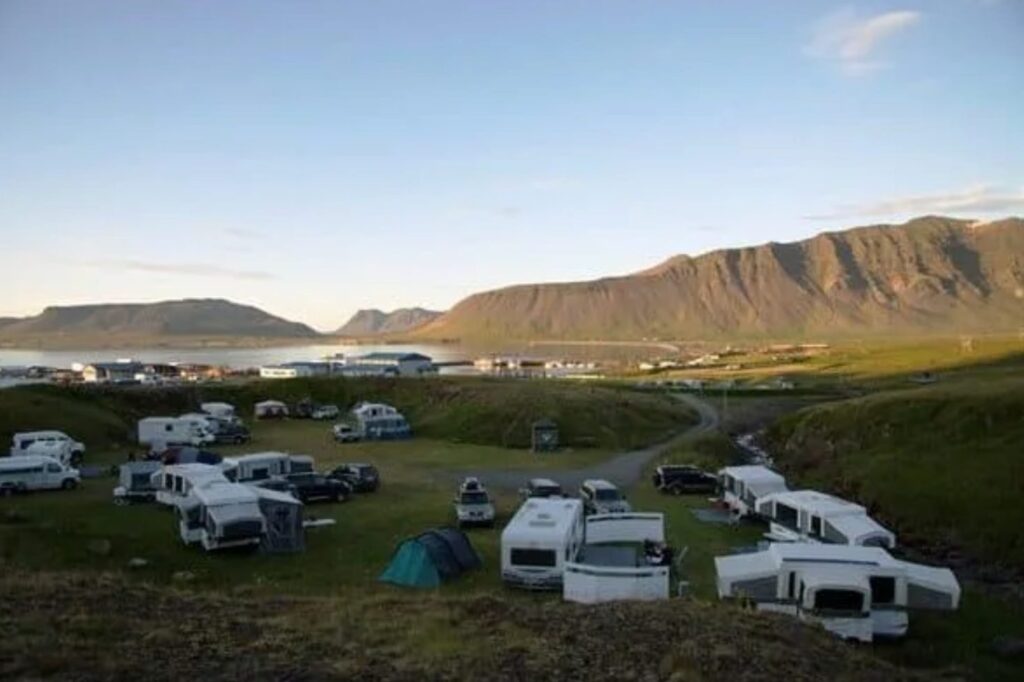 Grundarfjörður campsite on Snæfellsnes Peninsula
