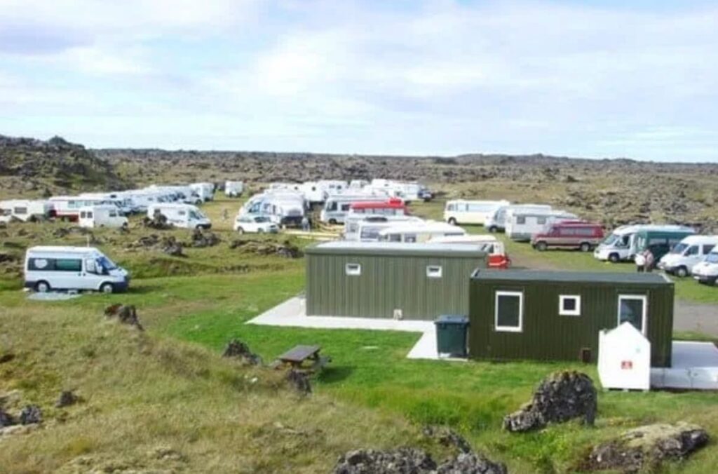 campsote in iceland