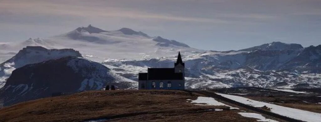 Church in Snæfellsnes Iceland