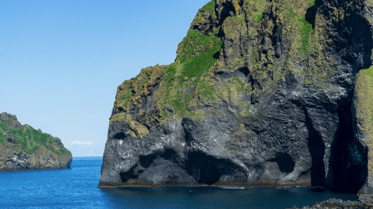 Elephant Rock in Iceland's Westman Islands