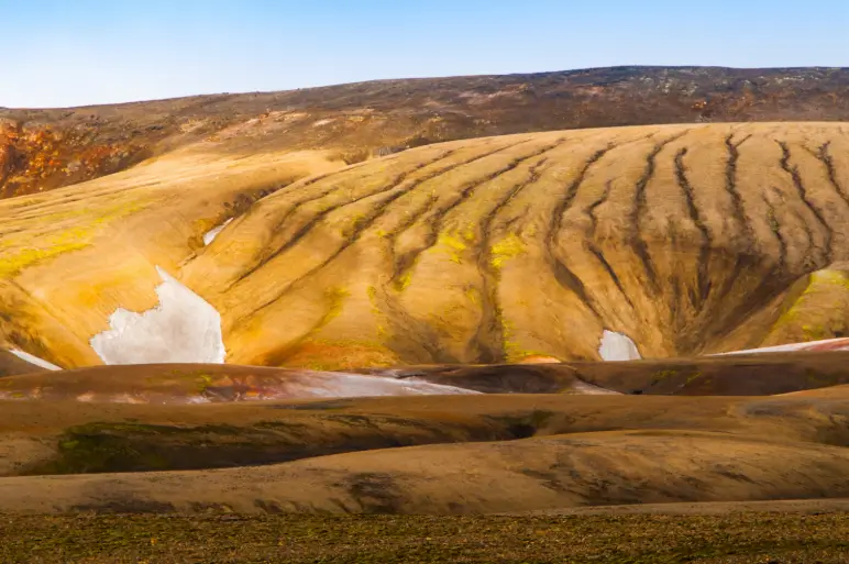 Colorful Landmannalaugar mountains in Iceland