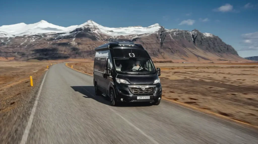 Crosscamp Lux 600 motorhome in Iceland.