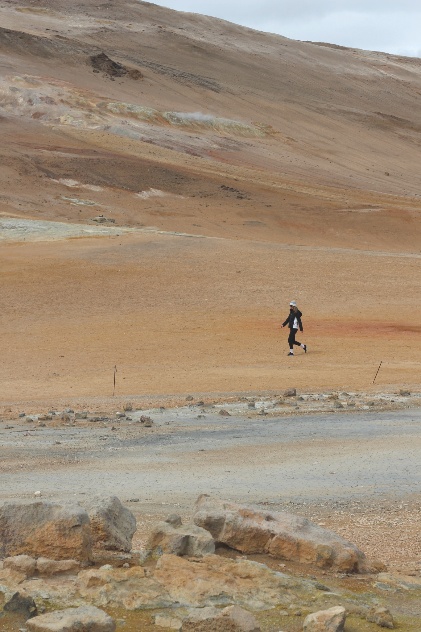 Hverir brown sand