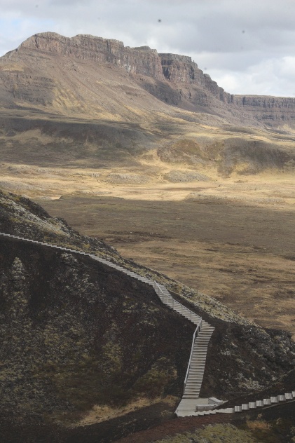 Very long staircase