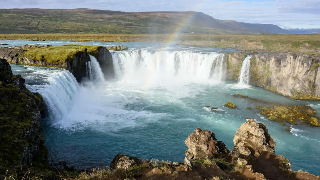 Goðafoss waterfall, Iceland.