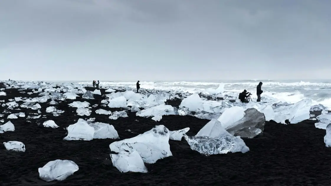Diamond beach, Iceland.