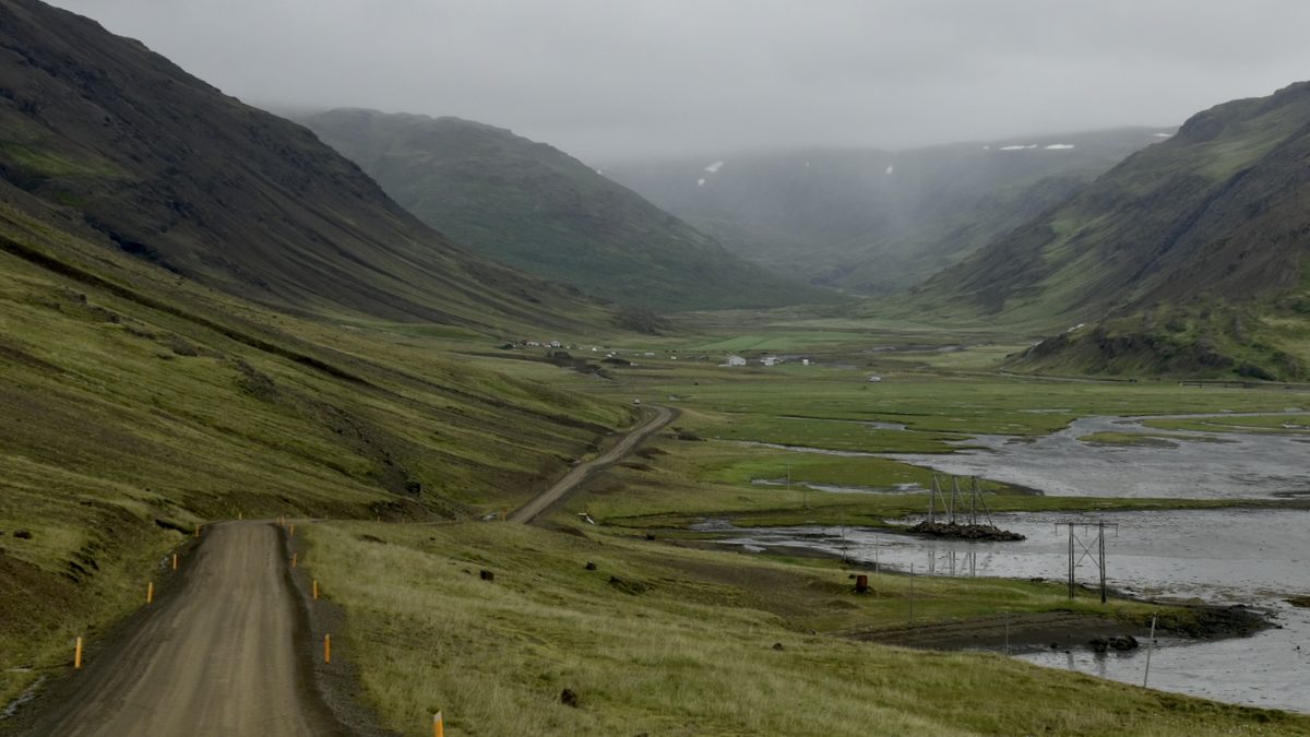 Fjord in iceland